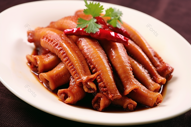 美味诱人的秘制辣炒凤爪特色菜,高清,摄影图,摄影图片,图片大全,摄影图免费下载